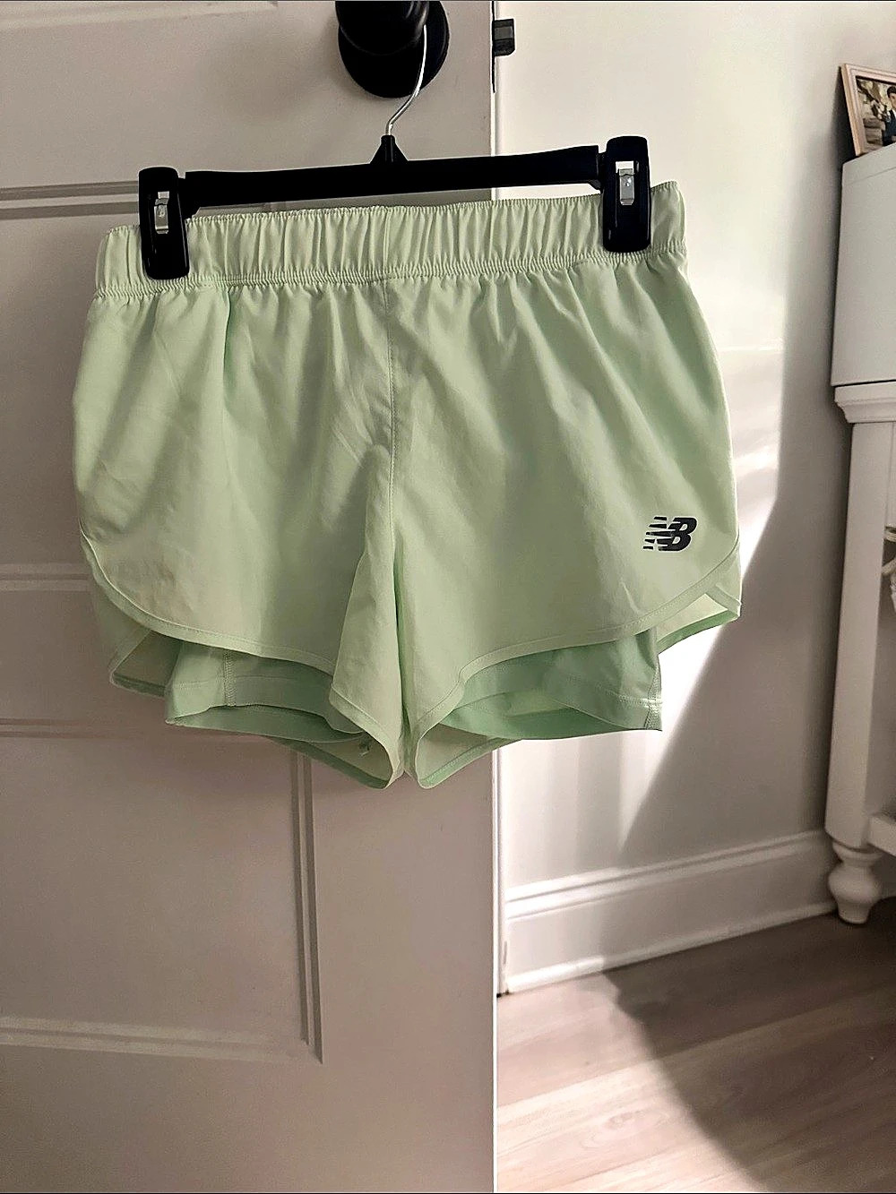 New Balance Impact Run Short Women's Athletic Shorts Green Small
